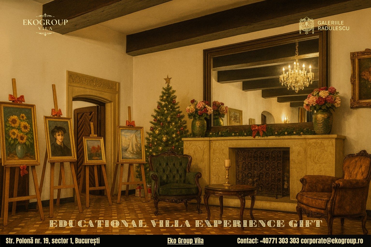 Cadouri de Crăciun copii: O vizită magică la expoziția Crăciunul anilor ’30 de la Eko Group Vila, cadoul educativ ideal pentru cei mici