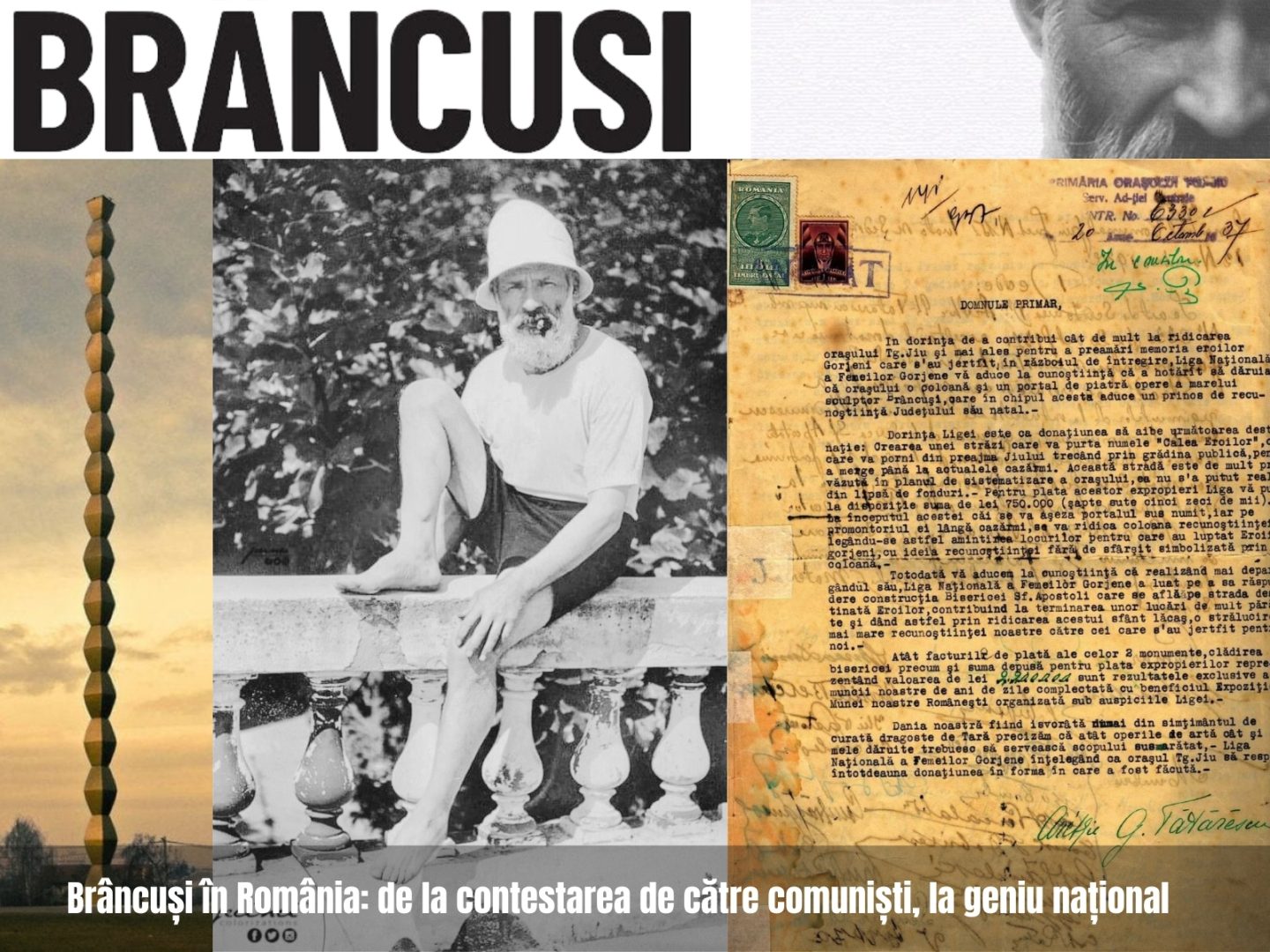 Brâncuși în România: de la contestarea de către comuniști, la geniu național